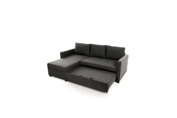 Tareen Soffa med Divan 3-sits - Mörkgrå - Möbler - Vardagsrum - Bäddsoffor - Bäddsoffa divan