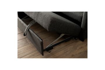 Tareen Soffa med Divan 3-sits - Mörkgrå - Möbler - Vardagsrum - Bäddsoffor - Bäddsoffa divan