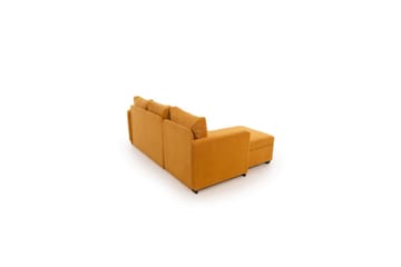 Tareen Soffa med Divan 3-sits - Sennepsgul - Möbler - Vardagsrum - Bäddsoffor - Bäddsoffa divan
