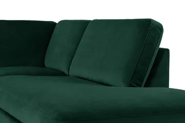 Teodin U-soffa med Divan Sammet Vänster - Grön - Möbler - Vardagsrum - Soffor - U-soffor