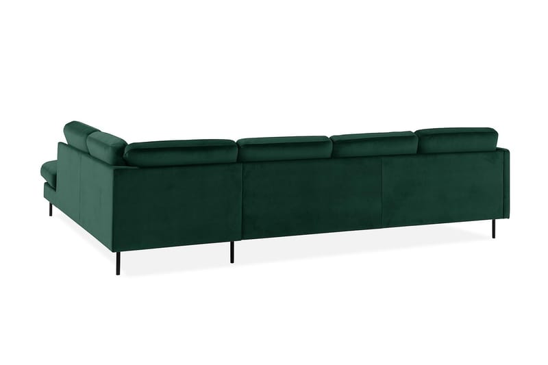 Teodin U-soffa med Divan Sammet Vänster - Grön - Möbler - Vardagsrum - Soffor - U-soffor