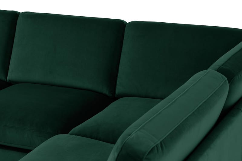 Teodin U-soffa med Divan Sammet Vänster - Grön - Möbler - Vardagsrum - Soffor - U-soffor