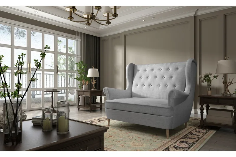 Tiny 2 sits soffa med Armstöd, Grå