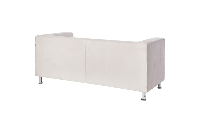 Tomio Soffa 3-sits - Vit/Silver - Möbler - Vardagsrum - Soffor - 3-sits soffor