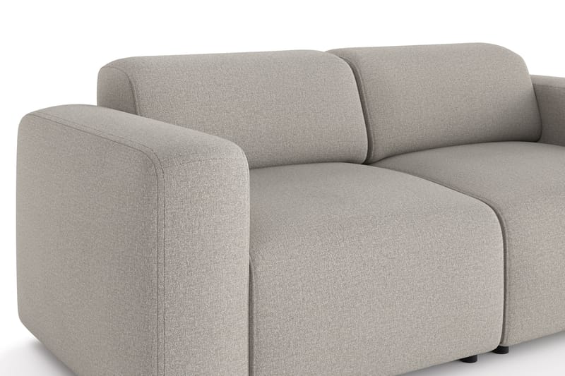 Torvasen 2-sits Soffa i Tyg - Ljusgrå - Möbler - Vardagsrum - Soffor - 2-sits soffor