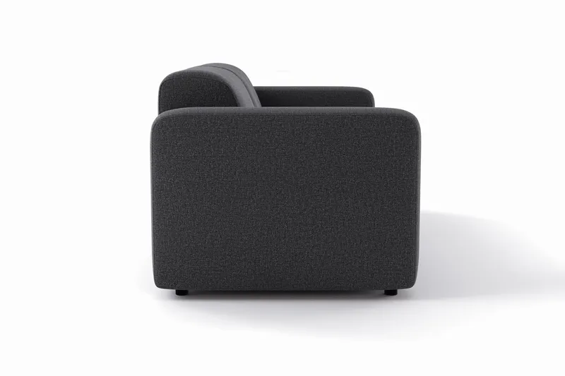 Torvasen 2-sits Soffa i Tyg - Svart - Möbler - Vardagsrum - Soffor - 2-sits soffor