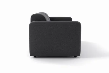 Torvasen 2-sits Soffa i Tyg - Svart - Möbler - Vardagsrum - Soffor - 2-sits soffor