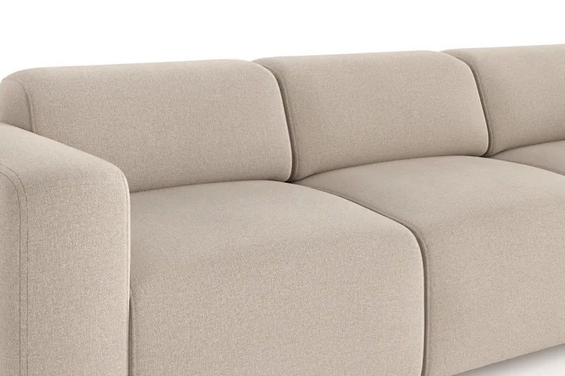 Torvasen 3-sits Soffa i Tyg - Beige - Möbler - Vardagsrum - Soffor - 3-sits soffor