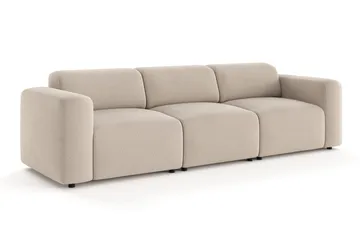 Torvasen 3-sits Soffa i Tyg - Beige - Möbler - Vardagsrum - Soffor - 3-sits soffor