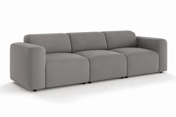 Torvasen 3-sits Soffa i Tyg - Grå - Möbler - Vardagsrum - Soffor - 3-sits soffor