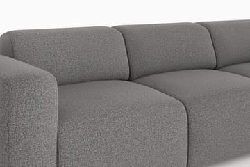 Torvasen 3-sits Soffa i Tyg - Grå - Möbler - Vardagsrum - Soffor - 3-sits soffor