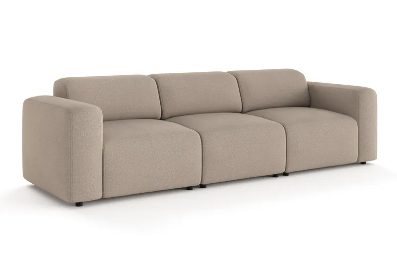 Torvasen 3-sits Soffa i Tyg - Greige - Möbler - Vardagsrum - Soffor - 3-sits soffor