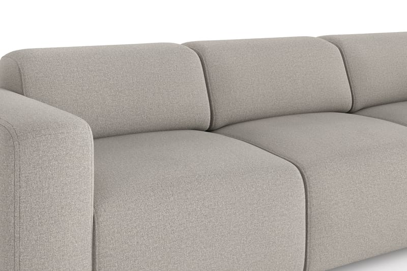 Torvasen 3-sits Soffa i Tyg - Ljusgrå - Möbler - Vardagsrum - Soffor - 3-sits soffor