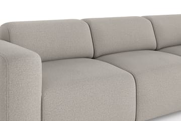 Torvasen 3-sits Soffa i Tyg - Ljusgrå - Möbler - Vardagsrum - Soffor - 3-sits soffor