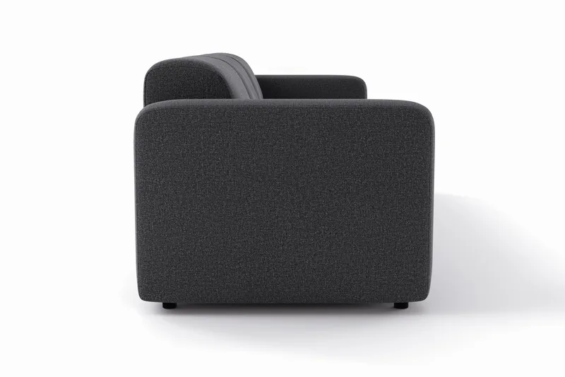 Torvasen 3-sits Soffa i Tyg - Svart - Möbler - Vardagsrum - Soffor - 3-sits soffor