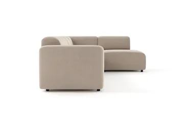 Torvasen 5-sits Soffa med Divan Höger i Tyg - Beige - Möbler - Vardagsrum - Soffor - Divansoffa & schäslong