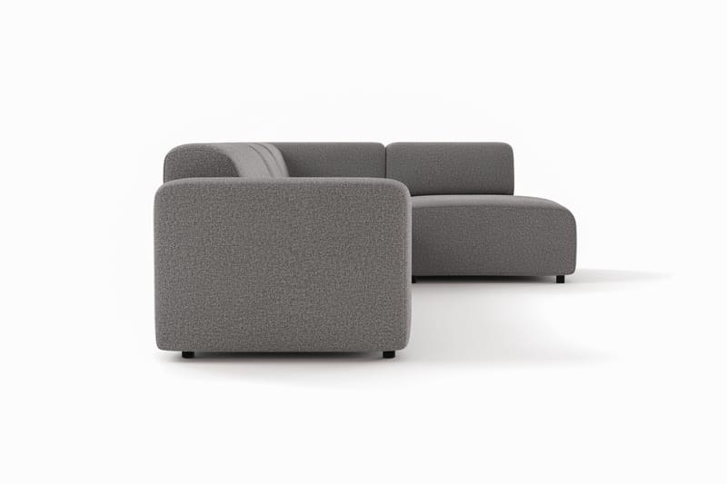 Torvasen 5-sits Soffa med Divan Höger i Tyg - Grå - Möbler - Vardagsrum - Soffor - Divansoffa & schäslong