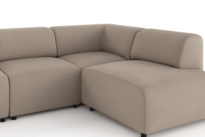 Torvasen 5-sits Soffa med Divan Höger i Tyg - Greige - Möbler - Vardagsrum - Soffor - Divansoffa & schäslong