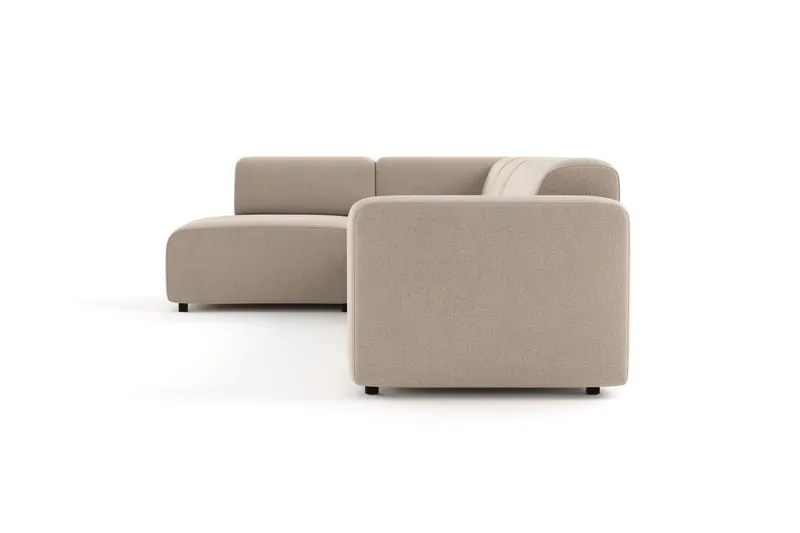 Torvasen 5-sits Soffa med Divan Vänster i Tyg - Beige - Möbler - Vardagsrum - Soffor - Divansoffa & schäslong