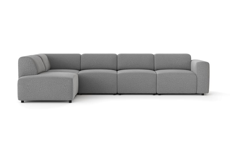 Torvasen 5-sits Soffa med Divan Vänster i Tyg, Grå