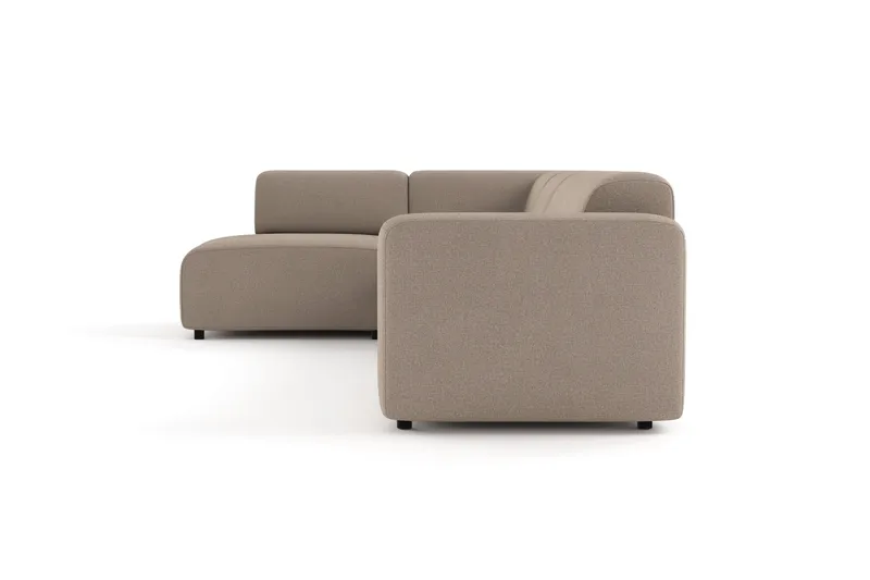 Torvasen 5-sits Soffa med Divan Vänster i Tyg - Greige - Möbler - Vardagsrum - Soffor - Divansoffa & schäslong