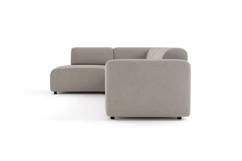 Torvasen 5-sits Soffa med Divan Vänster i Tyg - Ljusgrå - Möbler - Vardagsrum - Soffor - Divansoffa & schäslong