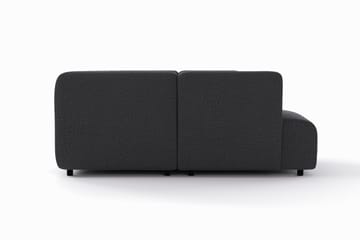 Torvasen 6-sits Soffa med Dubbeldivan i Tyg - Svart - Möbler - Vardagsrum - Soffor - U-soffor