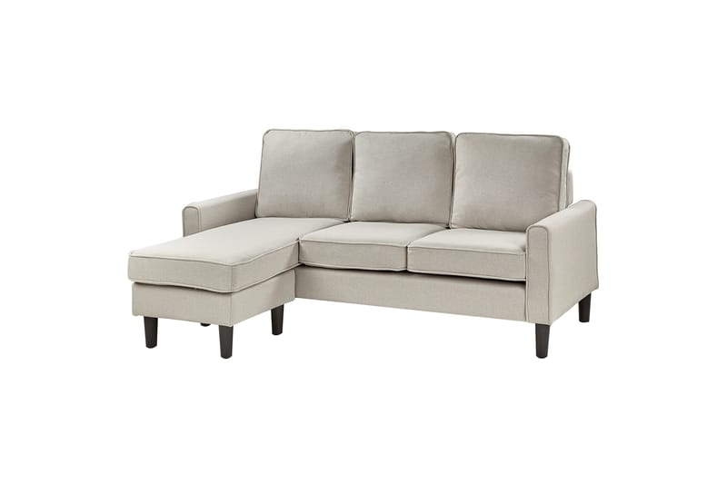 Traun Soffa 3-sits - Beige/Svart - Möbler - Vardagsrum - Soffor - 3-sits soffor