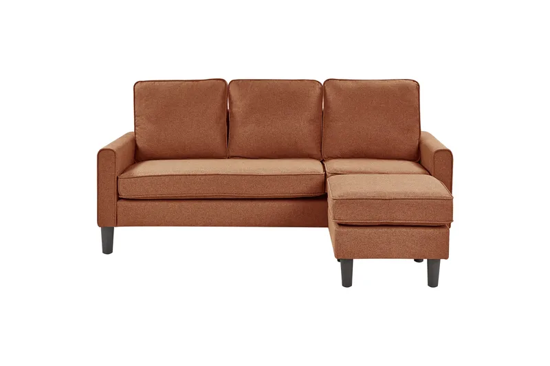 Traun Soffa 3-sits - Brun/Svart - Möbler - Vardagsrum - Soffor - 3-sits soffor