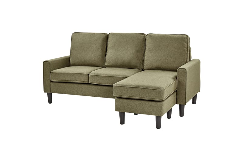 Traun Soffa 3-sits - Svart/Grön - Möbler - Vardagsrum - Soffor - 3-sits soffor