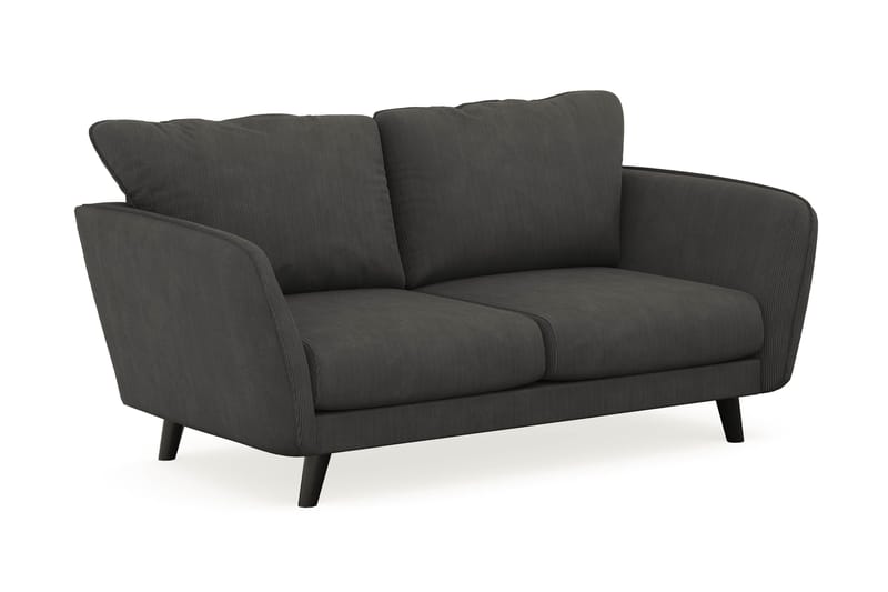 Trend Lyx 2-sits Manchestersoffa - Mörkgrå - Möbler - Vardagsrum - Soffor - 2-sits soffor