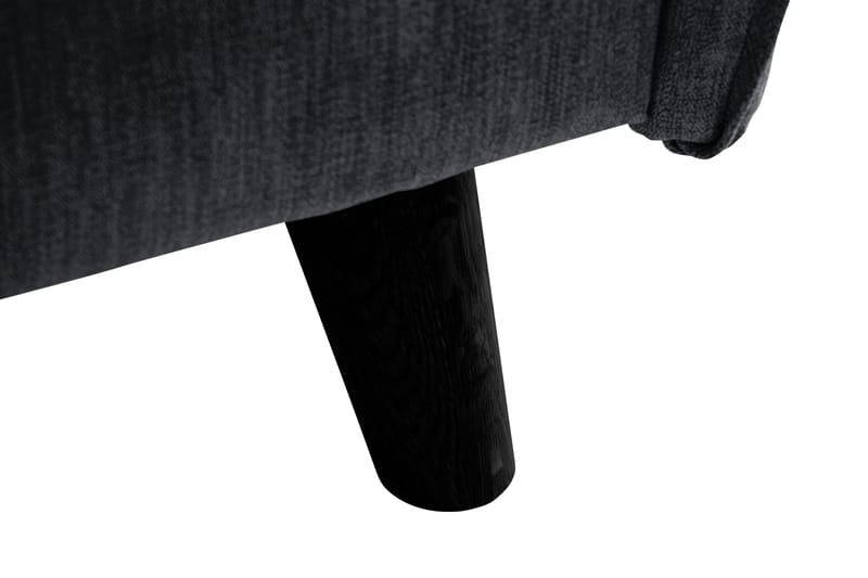 Trend Lyx 2-sits Soffa i Tyg med Svängda Armstöd - Grå - Möbler - Vardagsrum - Soffor - 2-sits soffor