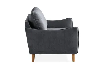 Trend Lyx 2-sits Soffa - Mörkgrå/Ek - Möbler - Vardagsrum - Soffor - 2-sits soffor