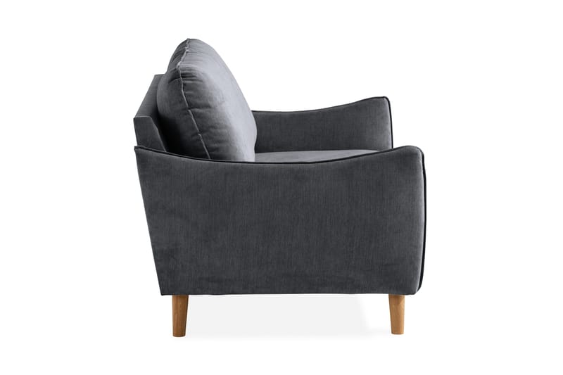 Trend Lyx 2-sits Soffa - Mörkgrå/Ek - Möbler - Vardagsrum - Soffor - 2-sits soffor