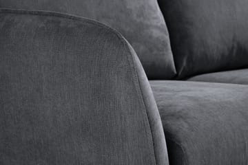 Trend Lyx 2-sits Soffa - Mörkgrå/Svart - Möbler - Vardagsrum - Soffor - 2-sits soffor
