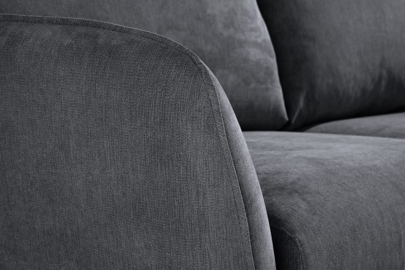 Trend Lyx 2-sits Soffa - Mörkgrå/Svart - Möbler - Vardagsrum - Soffor - 2-sits soffor