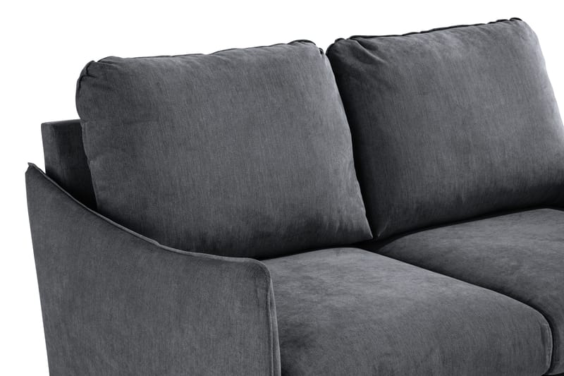 Trend Lyx 2-sits Soffa - Mörkgrå/Svart - Möbler - Vardagsrum - Soffor - 2-sits soffor