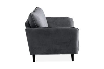 Trend Lyx 2-sits Soffa - Mörkgrå/Svart - Möbler - Vardagsrum - Soffor - 2-sits soffor