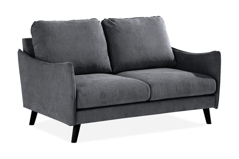Trend Lyx 2-sits Soffa - Mörkgrå/Svart - Möbler - Vardagsrum - Soffor - 2-sits soffor