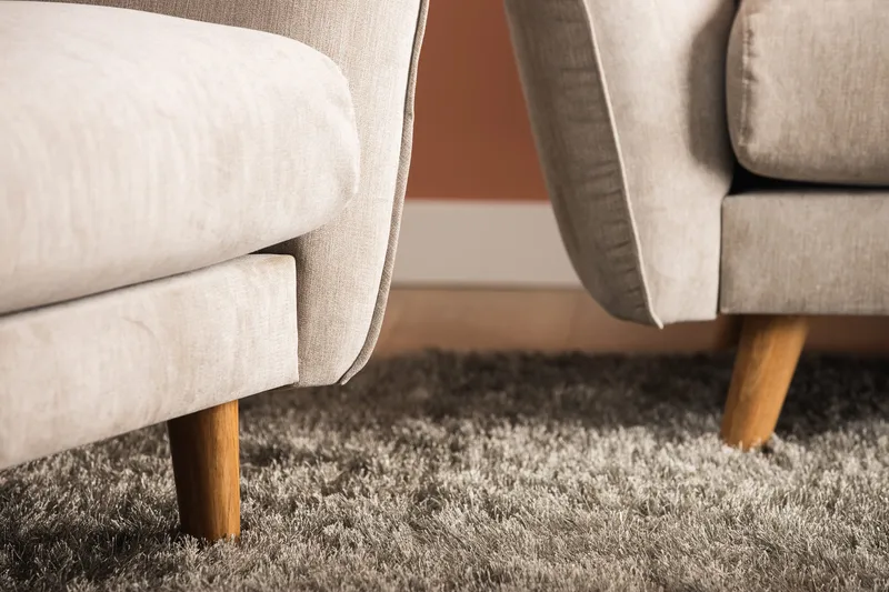 Trend Lyx 2-sits Tygsoffa - Beige - Möbler - Vardagsrum - Soffor - 2-sits soffor