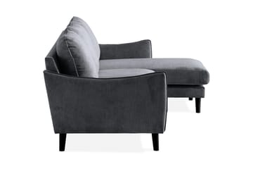 Trend Lyx 3-sits Divansoffa Höger - Mörkgrå/Svart - Möbler - Vardagsrum - Soffor - Divansoffa & schäslong