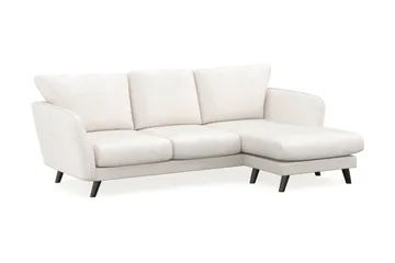 Trend Lyx 3-sits Divansoffa Höger - Vit - Möbler - Vardagsrum - Soffor - Divansoffa & schäslong