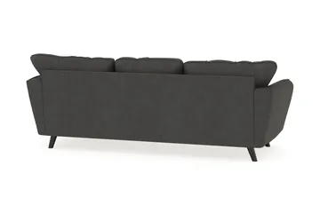 Trend Lyx 3-sits Högervänd L-formad Divansoffa i Manchester - Mörkgrå - Möbler - Vardagsrum - Soffor - Divansoffa & schäslong