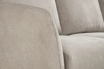 Trend Lyx 3-sits Högervänd L-formad Divansoffa i Tyg - Beige - Möbler - Vardagsrum - Soffor - Divansoffa & schäslong