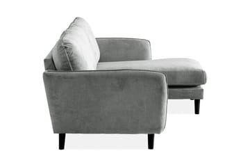 Trend Lyx 3-sits Högervänd L-formad Divansoffa i Tyg - Grå - Möbler - Vardagsrum - Soffor - Divansoffa & schäslong