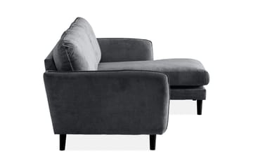 Trend Lyx 3-sits Högervänd L-formad Divansoffa i Tyg - Mörkgrå - Möbler - Vardagsrum - Soffor - Divansoffa & schäslong
