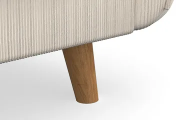 Trend Lyx 3-sits Manchestersoffa - Beige - Möbler - Vardagsrum - Soffor - 3-sits soffor