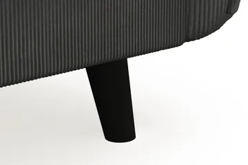 Trend Lyx 3-sits Manchestersoffa - Mörkgrå - Möbler - Vardagsrum - Soffor - 3-sits soffor