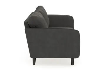 Trend Lyx 3-sits Manchestersoffa - Mörkgrå - Möbler - Vardagsrum - Soffor - 3-sits soffor