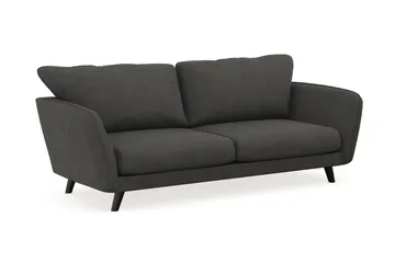 Trend Lyx 3-sits Manchestersoffa - Mörkgrå - Möbler - Vardagsrum - Soffor - 3-sits soffor